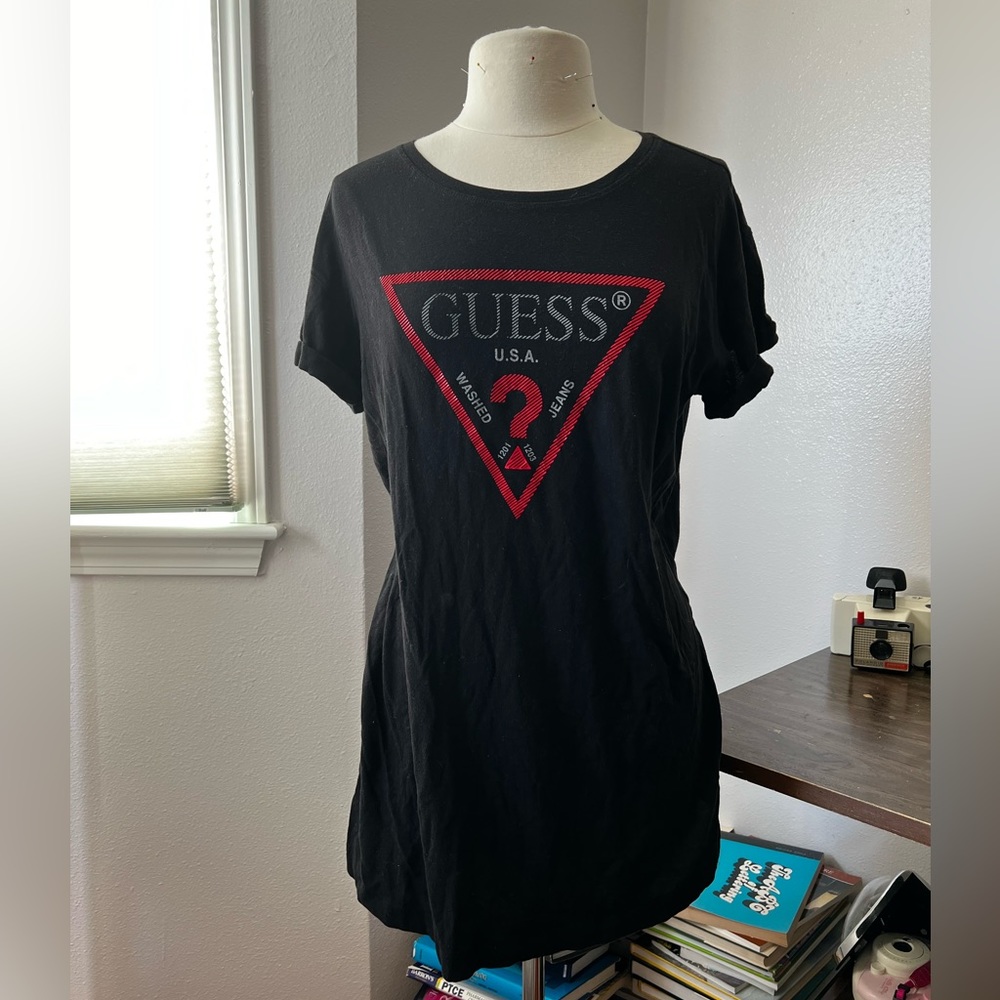 GUESS Logo T-Shirt Dress